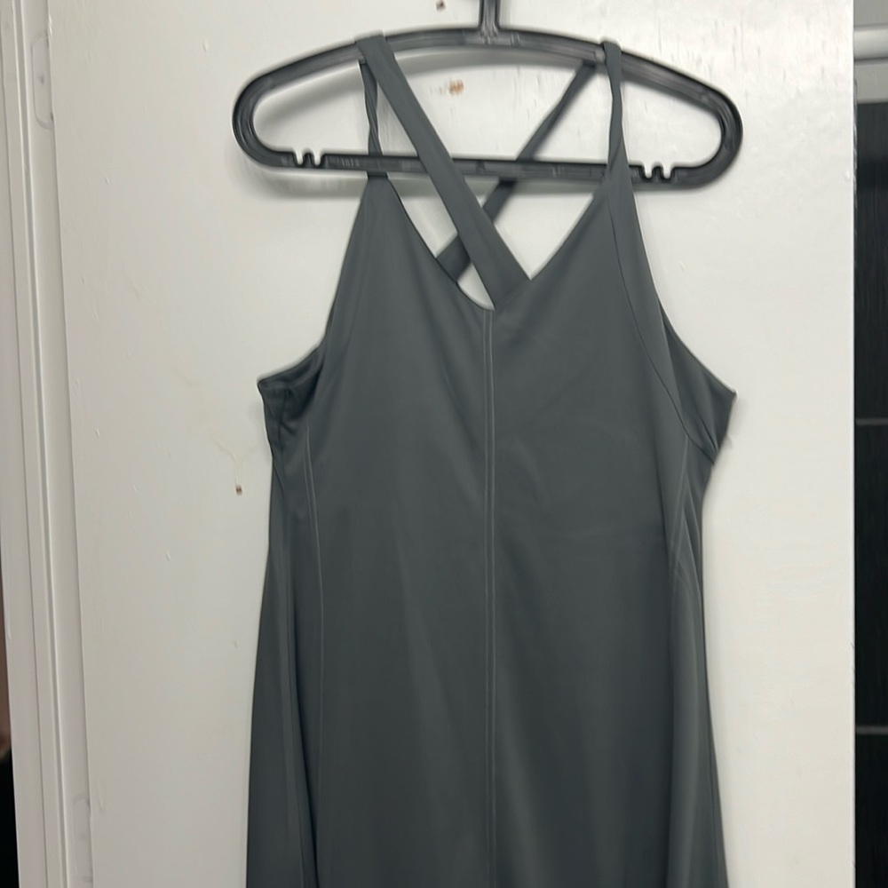 Kuhl cross back grey dress